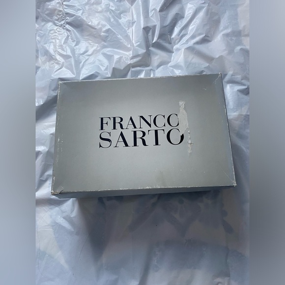Franco Sarto Gabriel Patent Leather Open Toe Pumps Size 7.5 With Box - Picture 5 of 9
